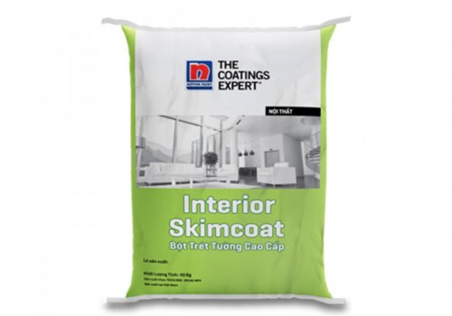 Bột trét tường nội thất cao cấp Nippon Skimcoat - 40kg